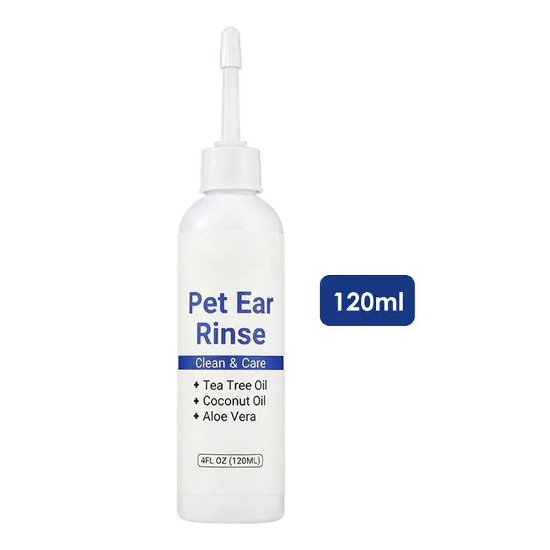 Pet Ear Cleaner Cat and Dog Ear Cleaning Liquid Removes Ear Mites and Earwax Relieves Itching for Hamsters Cats Dogs and Gerbils