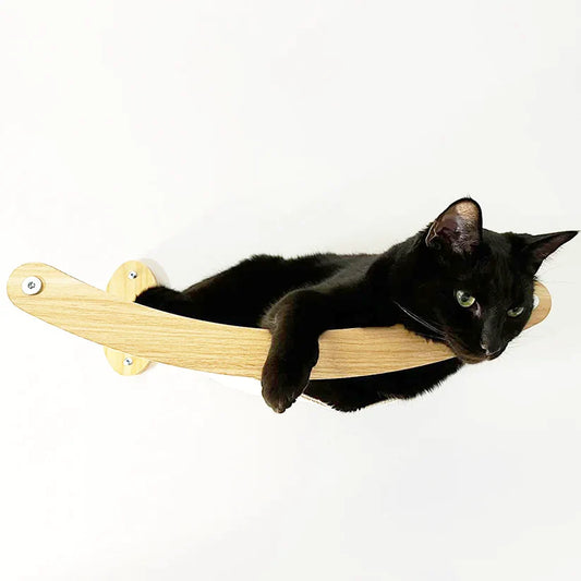 Product Spotlight: The Ultimate Cat Relaxation Haven: Wall-Mounted Cat Bed & Climbing Shelves