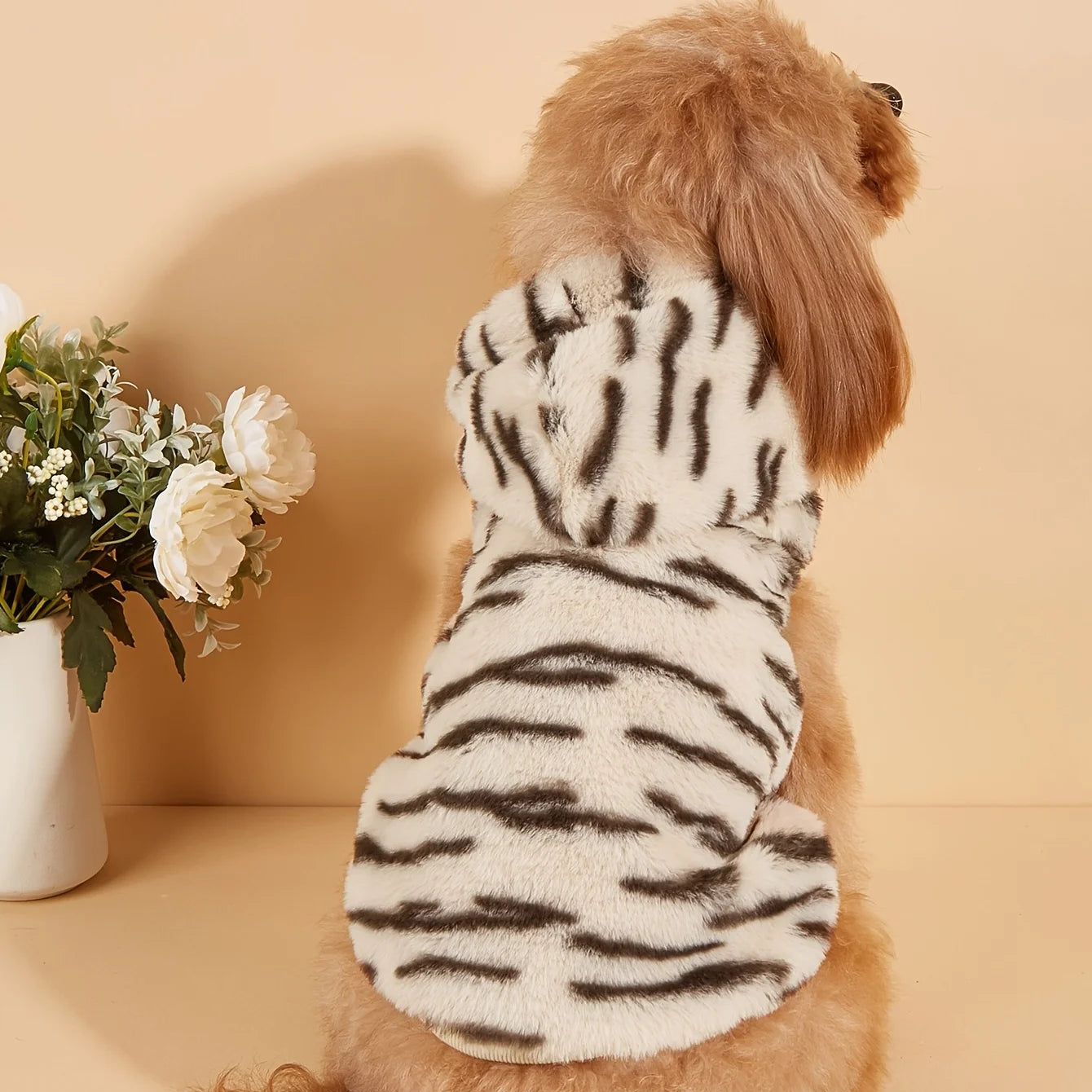 Pet Hoodie For Dog & Cat, Winter Dog Hoodie Cute Cat Sweater With Hat, Warm Pet Apparel