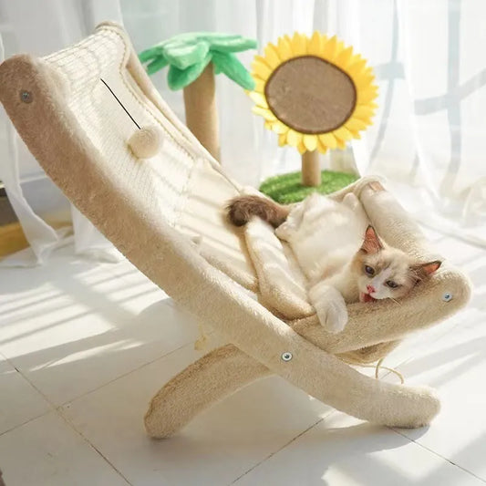 Honey Pet Cat Tree House Climb Pet Chair Hammocks Cat Scratch Board Four Seasons Cat Litter Grinding Claw Toys Drop-shipping