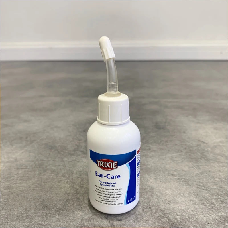 Pet dog ear cleaning care solution ear drops ear mites ear wax anti-inflammatory water cat and dog ear wash bleach