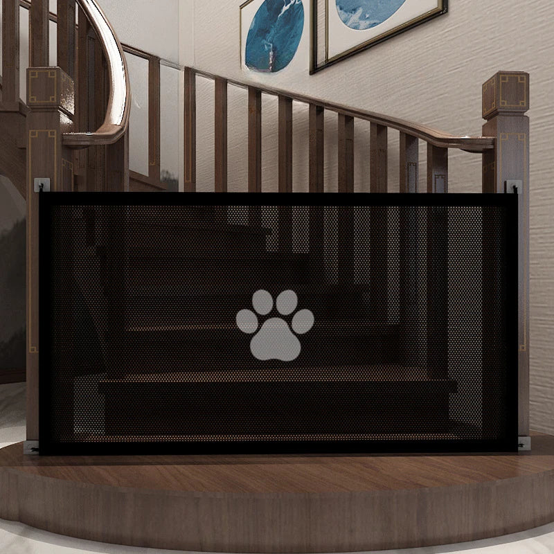 Pet Dog Barrier Fences Pet Isolated Network Stairs Gate Encrypted Enhanced Pet Barrier Fences Folding Breathable Mesh Playpen