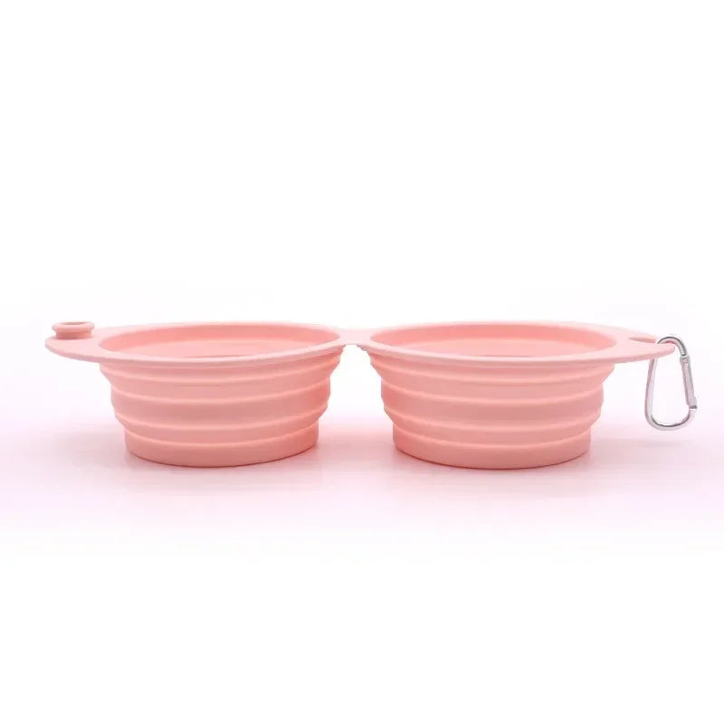 350ML Silicone Portable Pet Water Bowl for Cat Folding Bowl Food Feeder Pet Drinking Basin Travel Dog Bowls Puppy Accessories