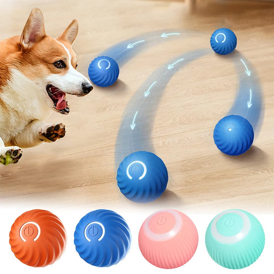 Smart Dog Toy Ball Electronic Interactive Pet Toy Moving Ball USB Automatic Moving Bouncing for Puppy Birthday Gift Cat Product