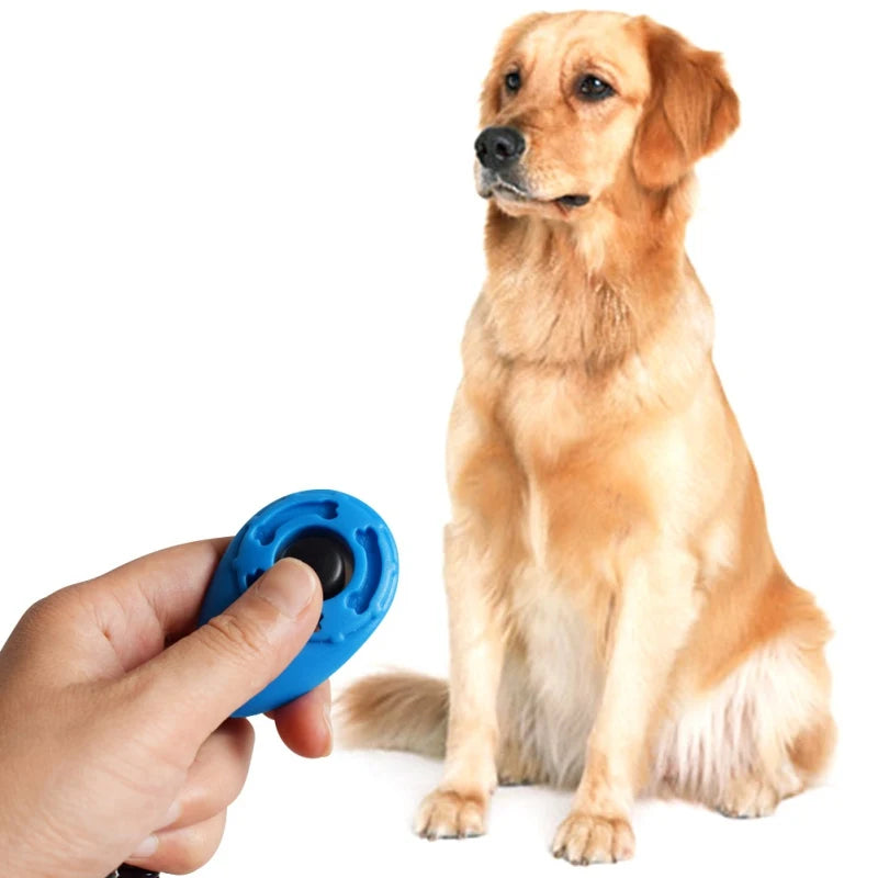 Pet Small Portable Training Supplies for Dogs Puppy Training Clicker with Wrist Strap Pet Clicker