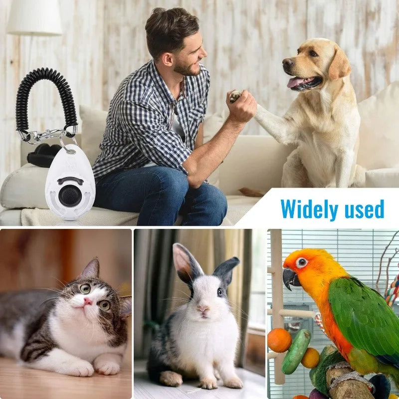 Pet Training Clicker with Wrist Strap - Dog Training Clickers