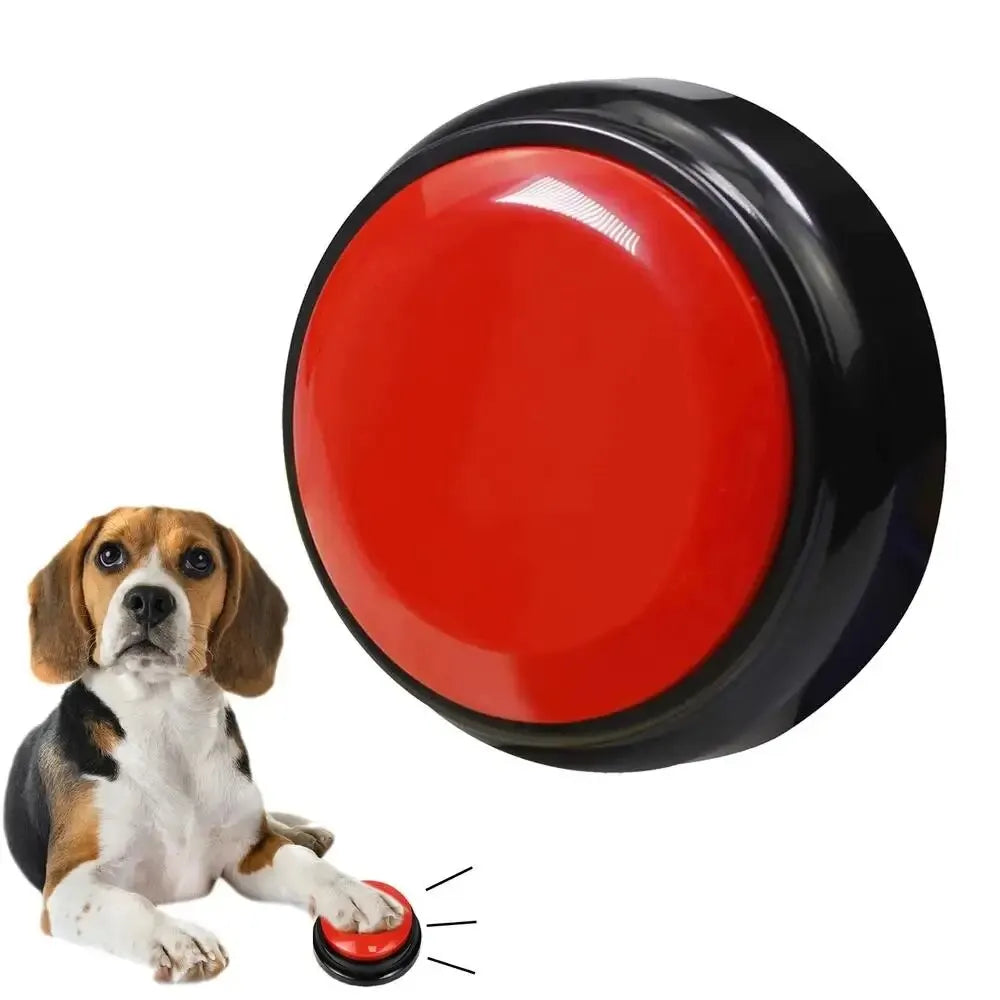 Pet Sound Box Recordable Buttons Talking Toys For Pet Communication Training Tools Squeeze Box Dog Toys