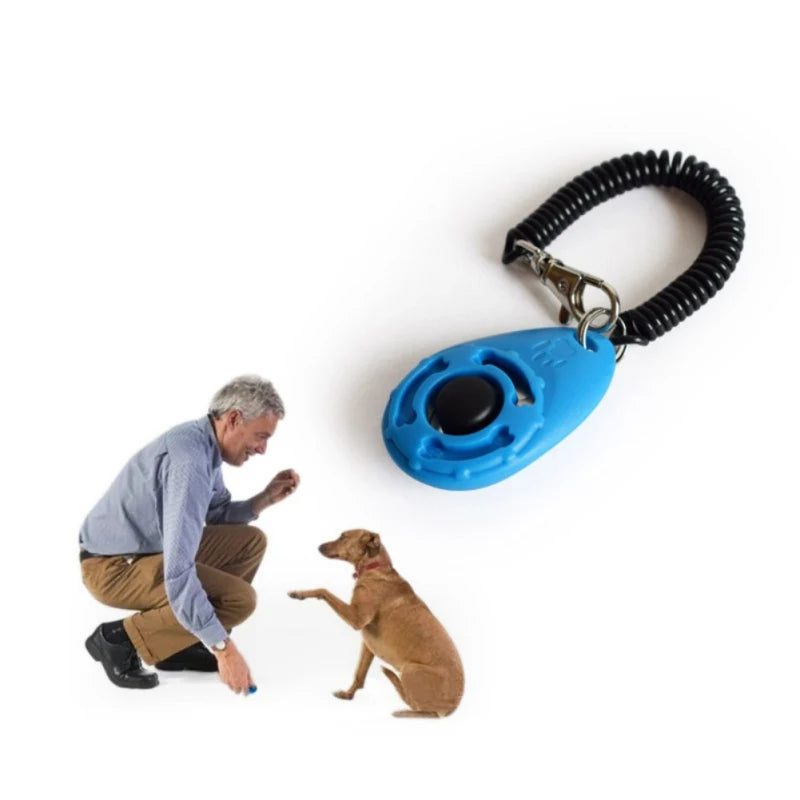 Pet Small Portable Training Supplies for Dogs Puppy Training Clicker with Wrist Strap Pet Clicker