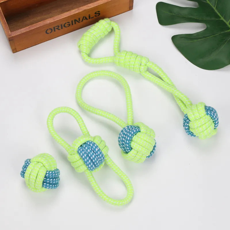 Pet Dog Toys for Large Small Dogs Toy Interactive Cotton Rope Mini Dog Toys Ball for Dogs Accessories Toothbrush Chew Puppy Toy