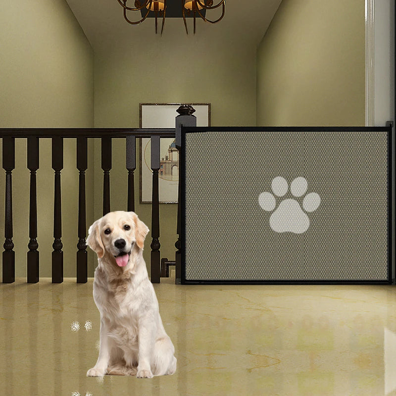 Pet Dog Barrier Fences Pet Isolated Network Stairs Gate Encrypted Enhanced Pet Barrier Fences Folding Breathable Mesh Playpen